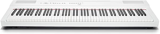 Yamaha Yamaha P-125WH Digital Piano, White - Compact digital piano design for perfect playability - Compatible with the app "Smart Pianist"